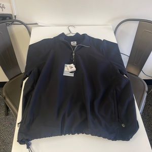 Adidas Black Mens L windbreaker. New with tags